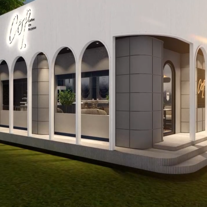 ออกแบบ ผลิต และติดตั้งร้าน : ร้าน Cop Coffee จ.ระยอง